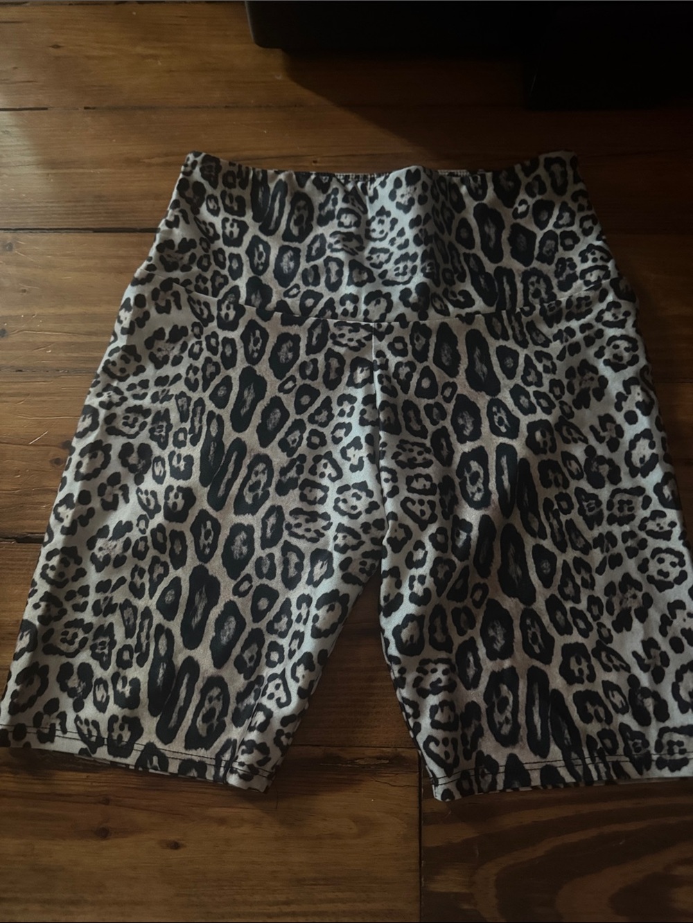 Onzie Leopard-Print Bike Shorts